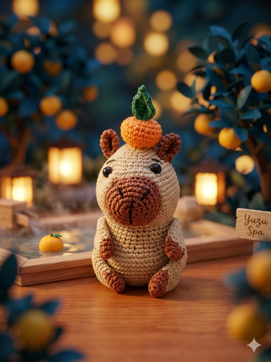 Horgolt Capybara