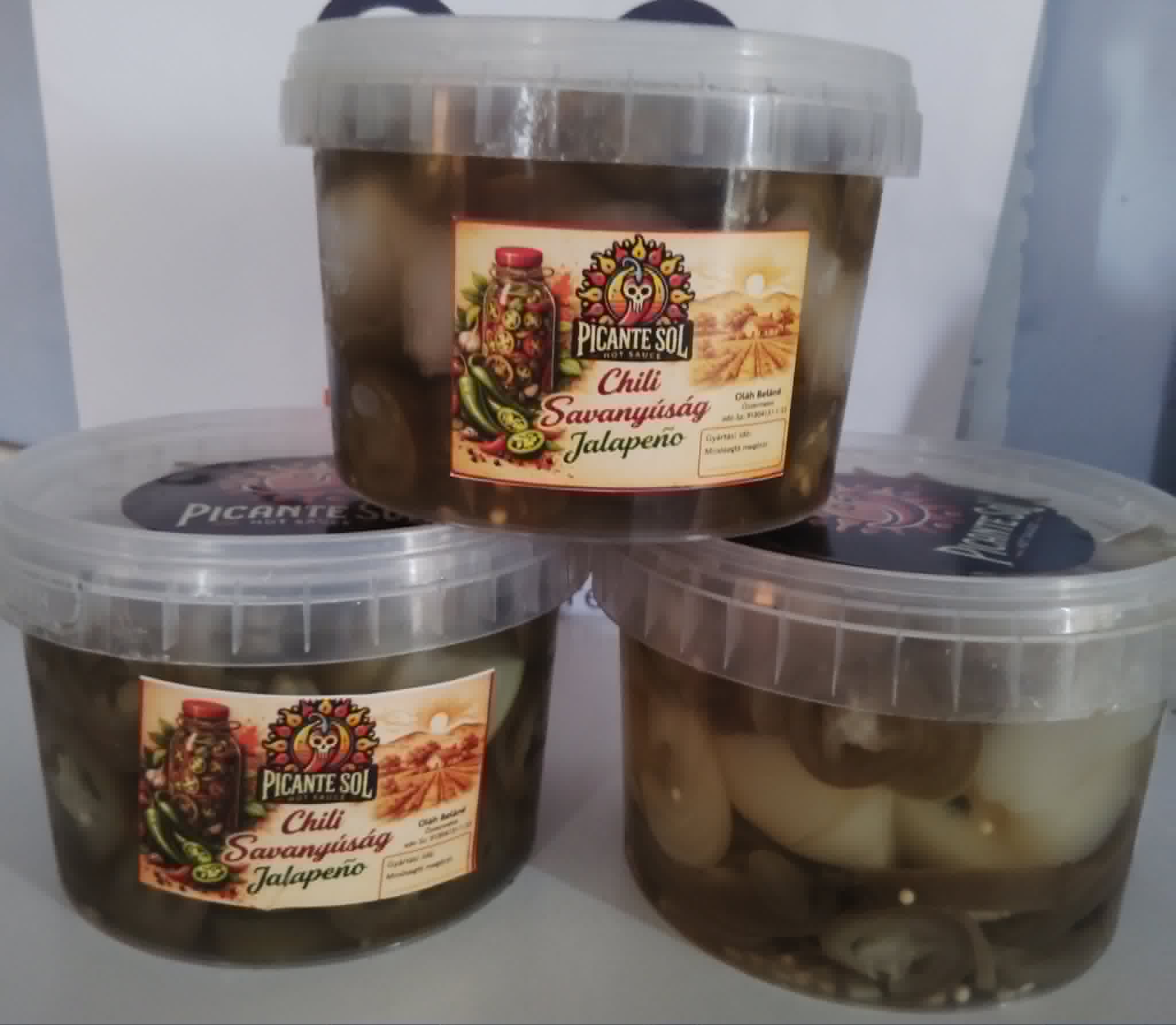 Vegyes Jalapenho chiliből készült savanyúság - Picante Sol - Savanyúság