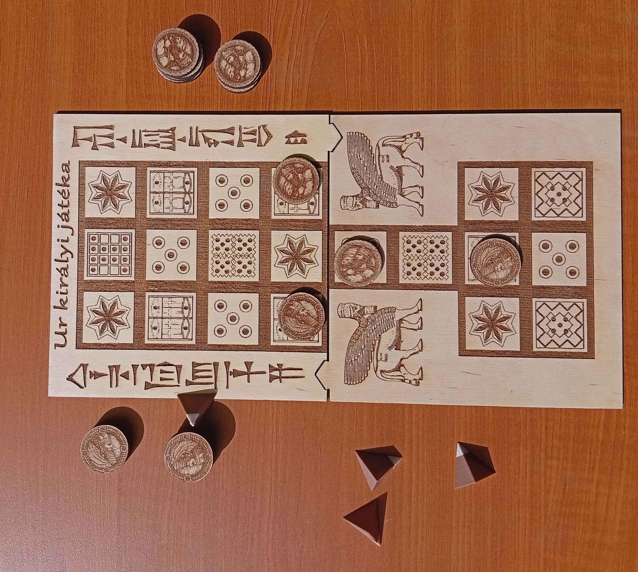 Ur királyi város játéka - WoodMagic Design - Játékok - nyír rétegelt lemez, sonoma MDF, PLA